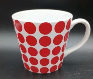 Cordon Bleu Bia Mug Red Polka Dot Oversized